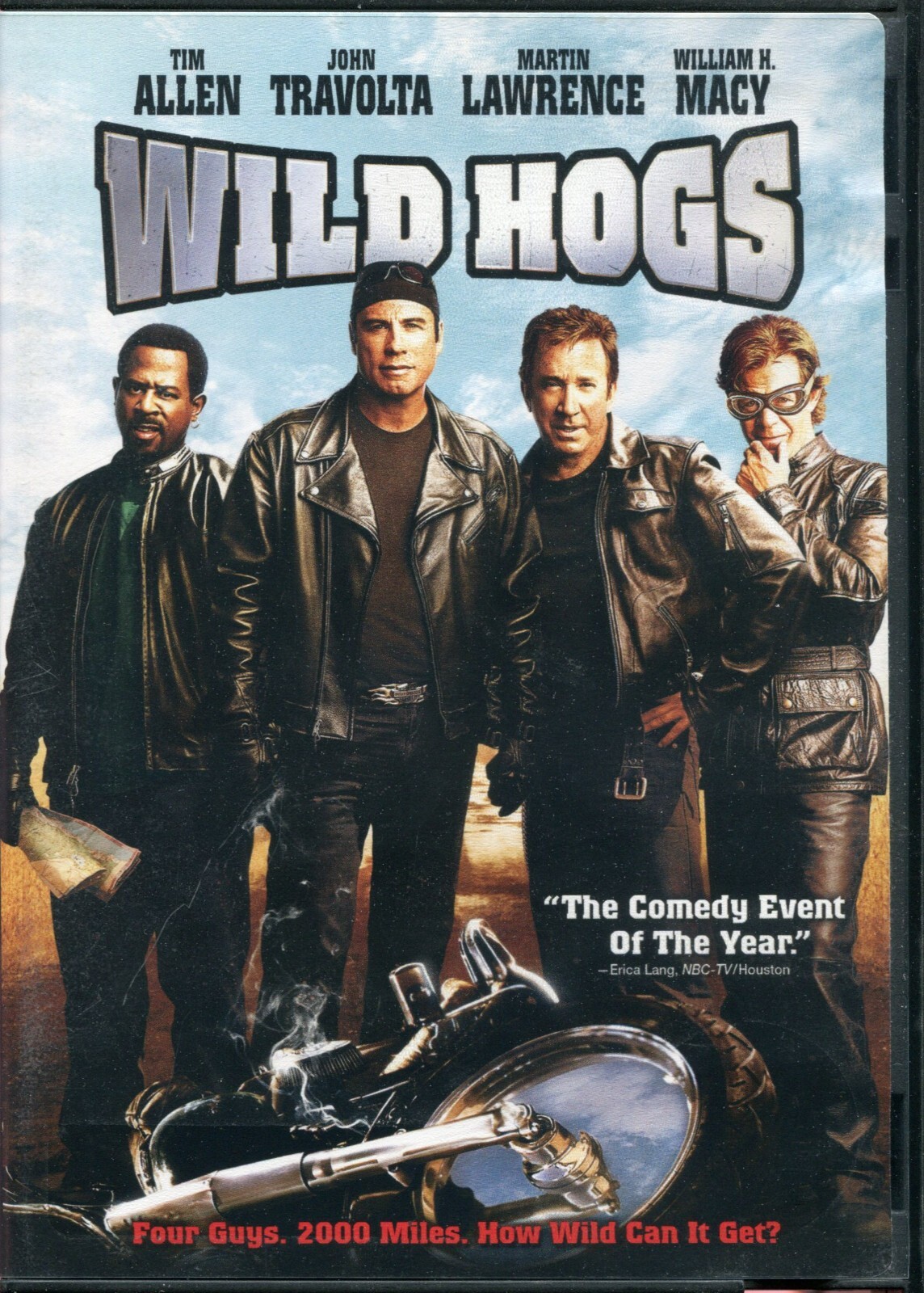 Wild Hogs (DVD Movie, 2007) Tim Allen, John Travolta, Martin Lawrence