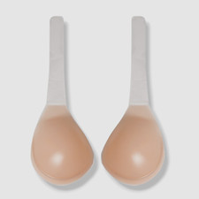Fashion Forms Women's Beige Voluptuous Silicone Lift Bra Size B