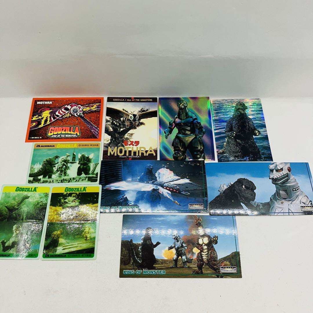 At that time Godzilla card sticker set of 10 Toho Kaiju carddass