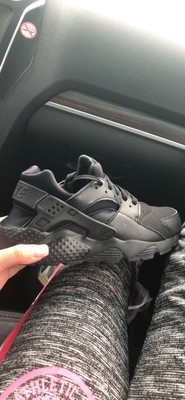 kids all black huaraches