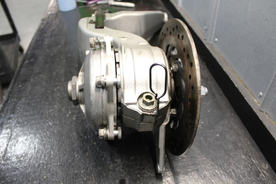 02-09 HONDA INTERCEPTOR 800 VFR800 REAR SWINGARM BACK SUSPENSION SWING ARM 2002 - Image 4 of 4