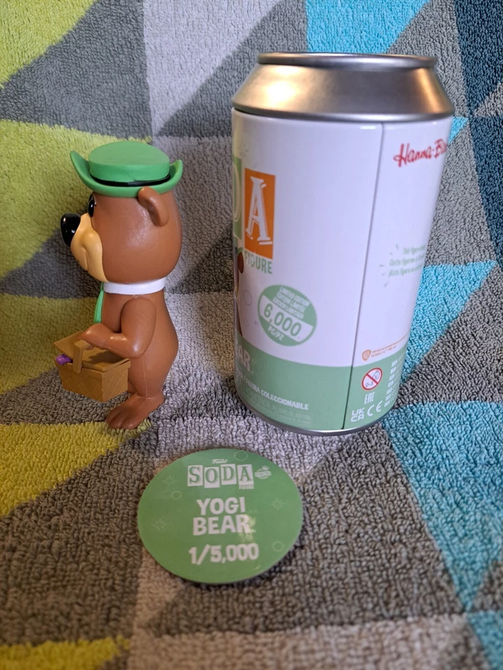 Figura Yogi Bear Funko Soda - Edición Limitada 6000 Piezas - Abovedada Foto 3 de 4