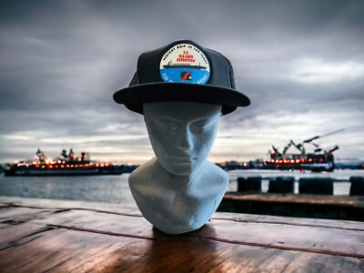 Fastest Ship In The Fleet SS Expedition Emblem Blue Foam Meshback SnapBack Hat