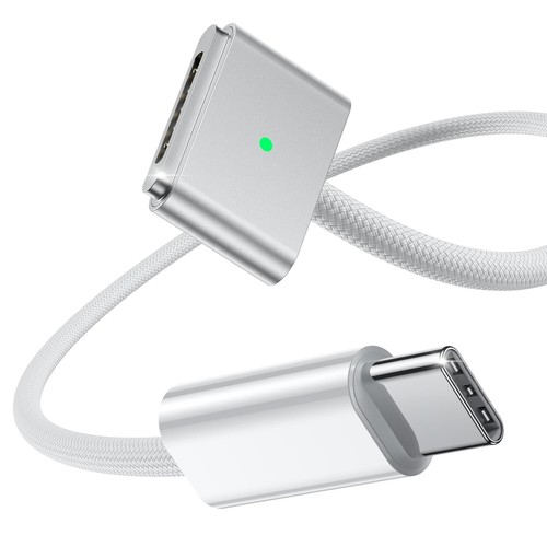 USB-C to Mag-Safe 3 Cable 2M 140W Magnetic Charging Cord Compatible with 2024 Ma - Photo 2/8