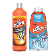 Mr Muscle Drain Unblocker Foamer Gel Sink Drain Deep Clean and Odour Eliminator
