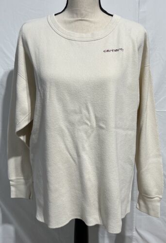 Vintage Carhartt Womens Thermal Shirt Size XXL Lon