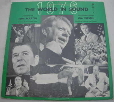 1976 THE WORLD IN SOUND ~ THE ASSOCIATED PRESS ~ LP 1976 ~ EX/VG+