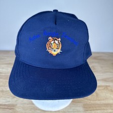 Vtg Exxon Tiger ExxonMobil SnapBack Blue Hat Cap Baton Rouge LA Distribution