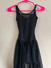 Body Wrappers Black Lyrical Costume- Size 12-14 child