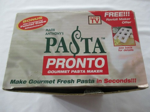 NEW PASTA PRONTO GOURMET PASTA MAKER MARK ANTHONY'S AS SEEN ON TV OPEN BOX - Picture 6 of 6