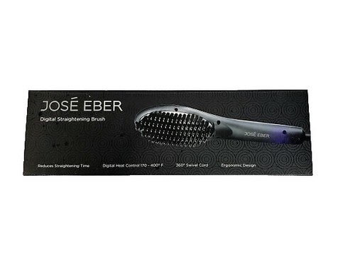 NEW~JOSE EBER Digital Straightening Brush Black 170-400 F  display picture 2