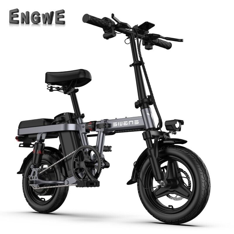 ENGWE 14" 48V 10Ah Folding Electric Bike Bicycle City E-Bike ,UL 2849 Certified