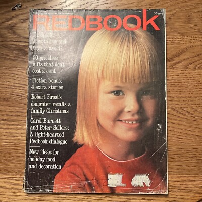 REDBOOK Dec 1963 WHAT TOYS MEAN TO CHILDREN GIFT WRAPPING GUIDE beautiful ads 