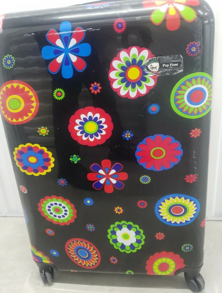 Mia Toro Pop Fiore Limited Edition 30" Rolling Spinner Suitcase Luggage  - Image 3 of 4
