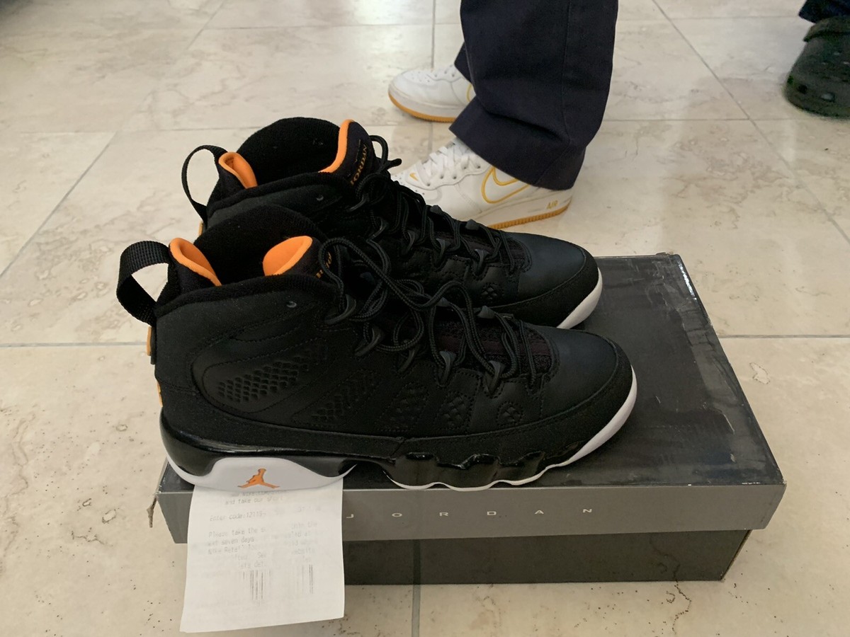 Nike Air Jordan IX 9, Size 5.5 Y, Citrus Black | eBay