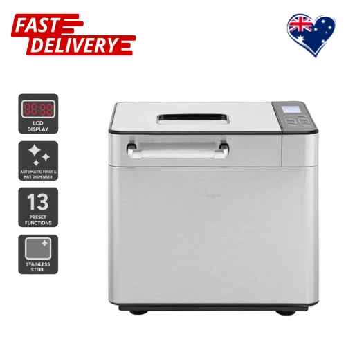 Kogan Pro Bread Maker Machine Stainless Steel Automatic LCD Baker Cooker AU Stoc