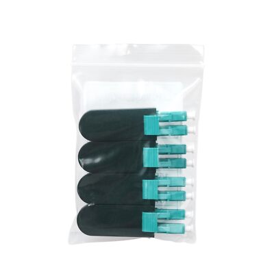 4-Pack LC/OM3 Fiber Optic Loopback Adapter Optical Cable 50/125 Multimode Tes...