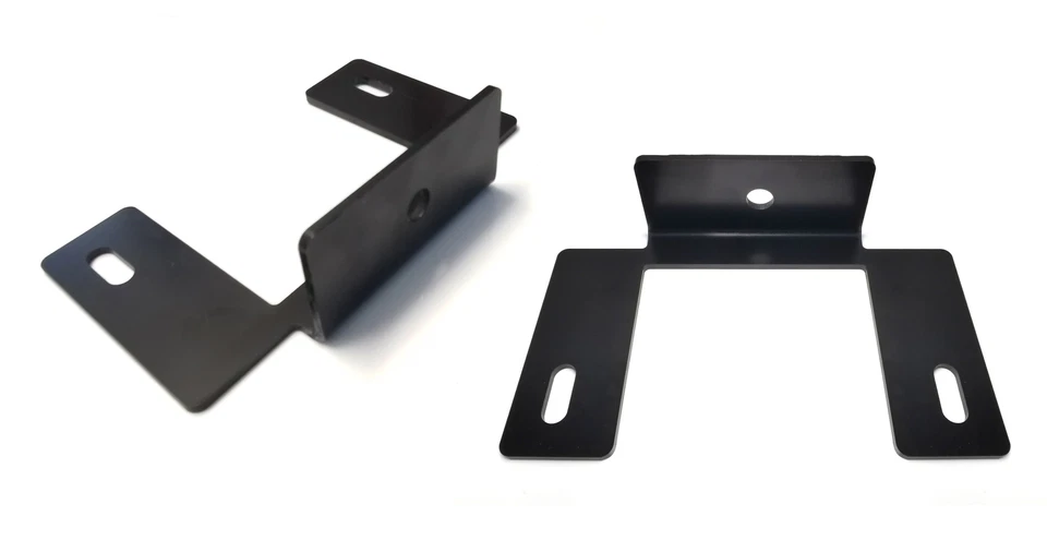 Universal Fit Steel License Plate Frame Mount Brackets For 3-Inch LED Pod Lights - Image 2 of 4