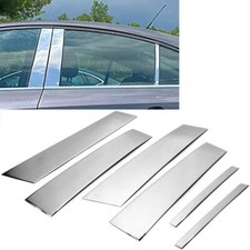For 2009-2016 Chevy Cruze Stainless Steel Chrome Window Pillar Post Trim Covers