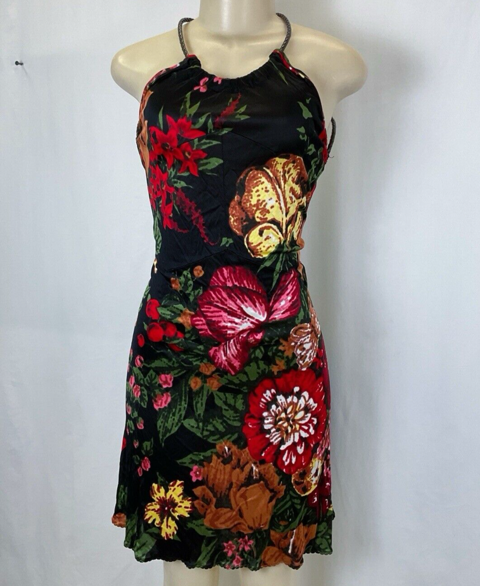 GF FERRE Sheer Floral Halter Dress | Size 38/US XXS | eBay GF FERRE Sheer Floral Halter Dress | Size 38/US XXS | eBay