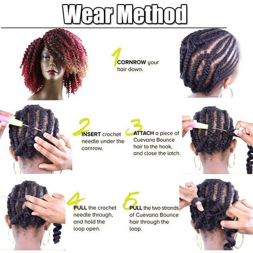 26" Afro Box Braids Micro Dreadlocks Soft Bulk Braiding Crochet Hair Extensions - Picture 12 of 21