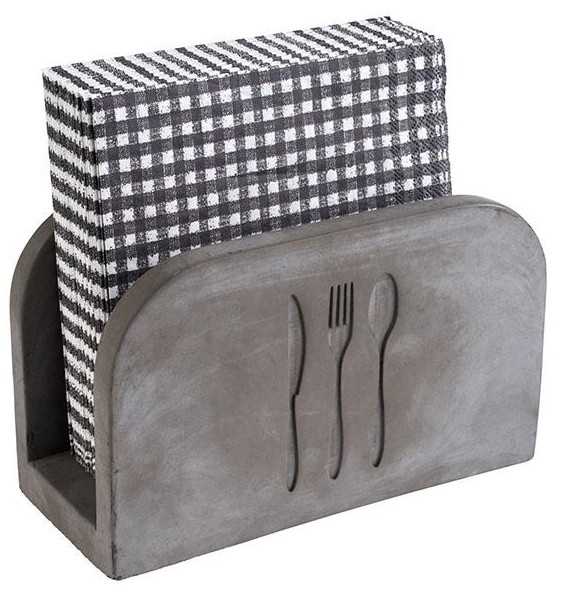 APS Serviettenhalter Element Beton Grau Aus Beton-image