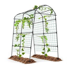 Tall Garden Arch Trellis for Climbing Plants, Support for Vegetables  Vines