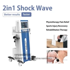 2in1 ESWT Near Focus Pneumatic ED Shockwave Therapy Machine Physio Pain Relief