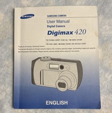 User Manual For Samsung Digimax 420 Digital Camera