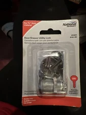 New National Hardware Door/drawer Utility Lock For 3/4 Thick Materials 2 Keys