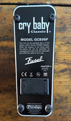 Dunlop Cry Baby Classic WahWah Pedal für E-Gitarre analog GCB95F