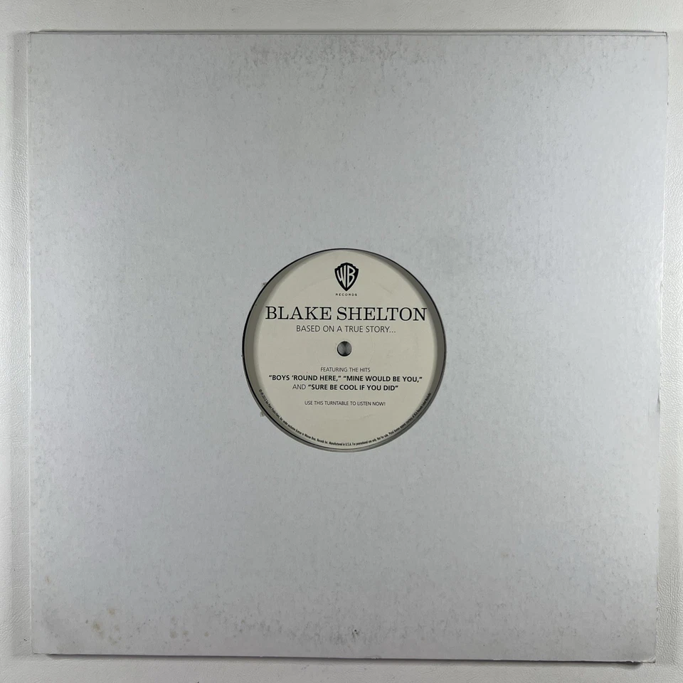 Blake Shelton “Based On A True Story” Single/Warner (VG+) Ltd Ed Promo 2013 Foto 4 de 4