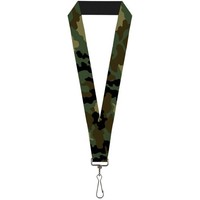 "Buckle-Down Lanyard-1.0\"-Camo Olive 22\" X 1\" Multicolor (Us Import)"