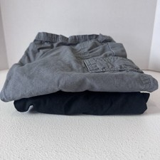 Children's Place Shorts Cargo Set Black Gray Elastic Adjustable Boy Size 14