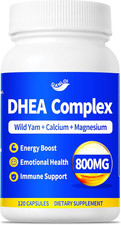 DHEA Supplement for Women & Men 200Mg, Micronized DHEA Complex 800Mg with Wild Y