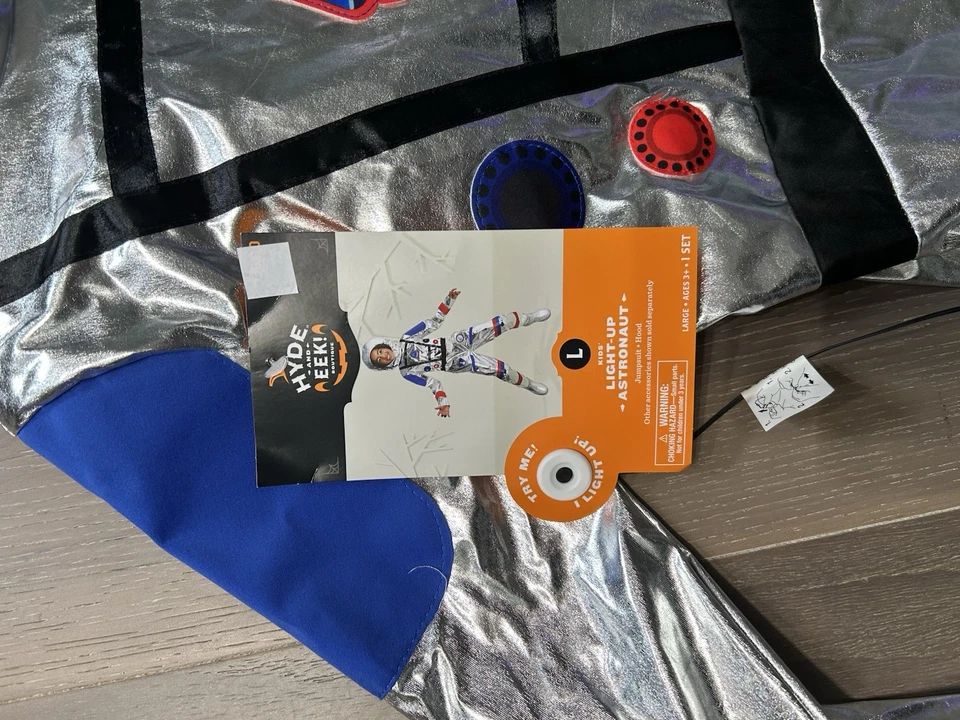 Niños Niñas Hyde and Eek ASTRONAUTA Explorador Espacial Halloween Disfraz Talla L 10-12 Foto 3 de 4