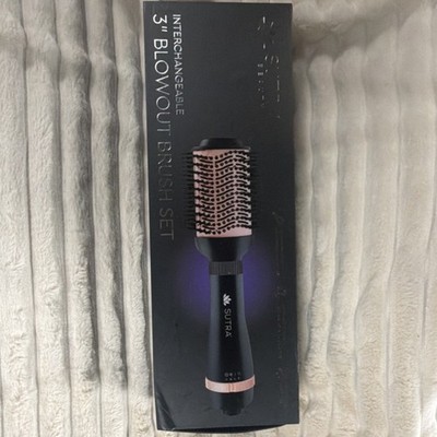 Sutra 3'' Interchangeable Hot Air Brush Ceramic Tourmaline Adjustable Heat Ionic