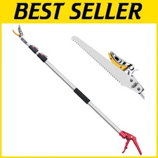 Long  Pole Saw with Triangular Tooth Blade - 12 Inch