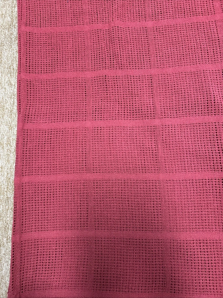 Sofadecke Kuscheldecke Bettüberwurf Häkeloptik Rot 190 X 220 Cm - Bild 2 von 3