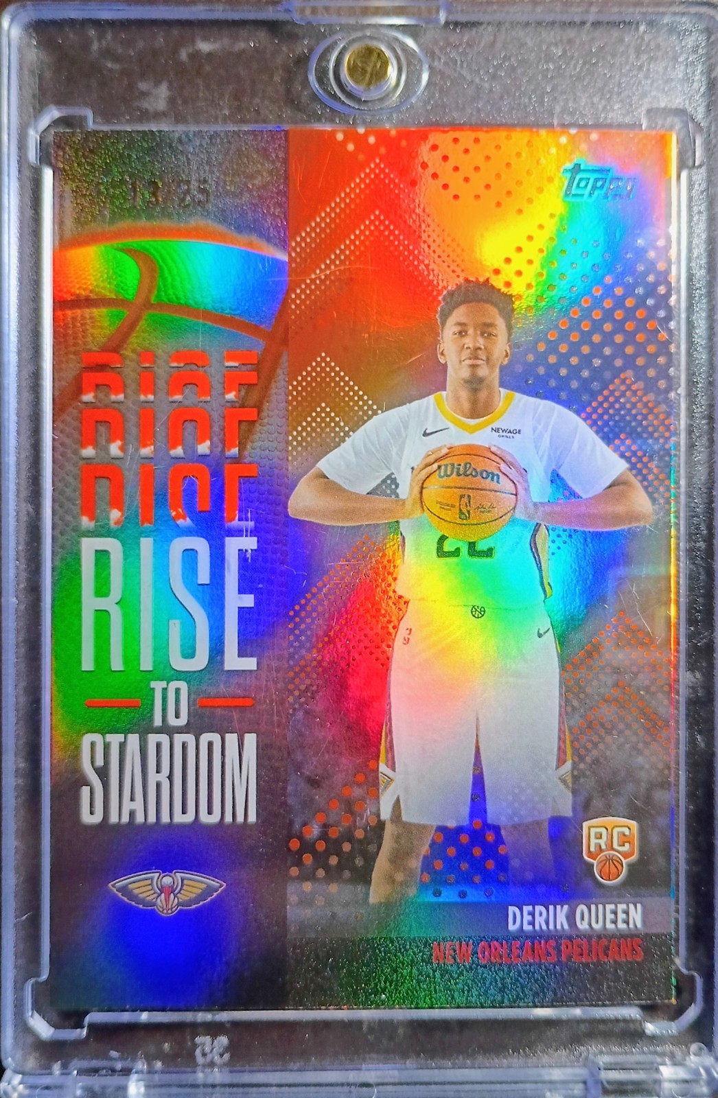 2025-26 Topps - Derik Queen #RTS-13 Rise to Stardom Orange Foil /25