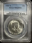 1960-D Franklin Half Dollar PCGS MS 63 FBL