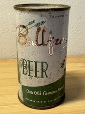 Bullfrog Beer - Monarch Brewing - empty Beer Can flat top