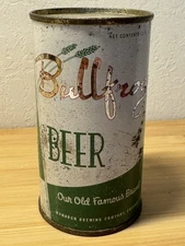 Bullfrog Beer - Monarch Brewing - empty Beer Can flat top