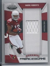 2010 Certified - Rookie Fabric of the Game Andre Roberts #26 /250 (MEM, RC)