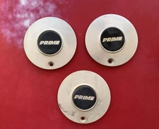 Prime Wheels Chrome Aluminum Custom Wheel Center Cap Caps Set of 3
