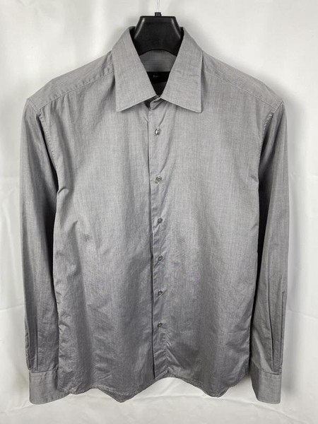 Men Ermenegildo Zegna Shirt Grey 40 /L / 48 #3V1W
