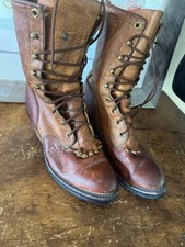 Vintage J. Chisholm Packer Boots WM 6 USA Made