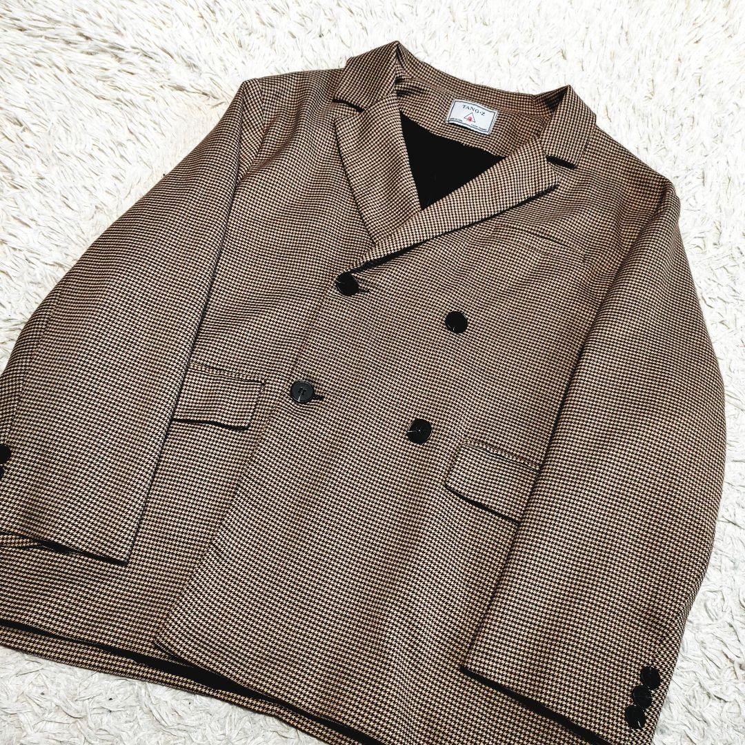 Setup suit double button houndstooth pattern over… - image 2