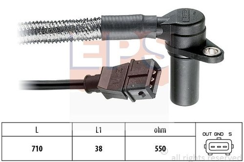 CRANKSHAFT POSITION SENSOR 1953230 EPS NEW OE REPLACEMENT - Picture 2 of 5
