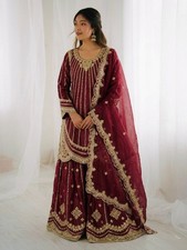 Pakistani Salwar Kameez Ready To Wear Dress Suit Wedding Party 3 Piece Bollywood